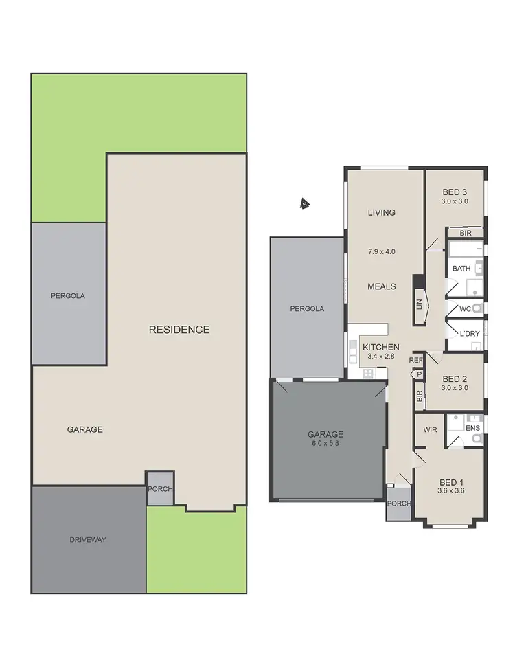 Floorplan of Homely house listing, 44 Oakbank Blvd, Whittlesea VIC 3757