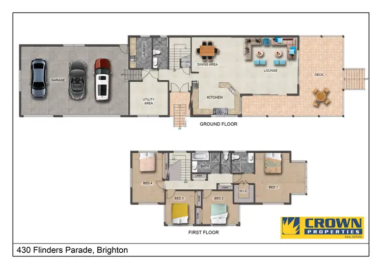 Floorplan of Homely house listing, 430 Flinders Pde, Brighton QLD 4017