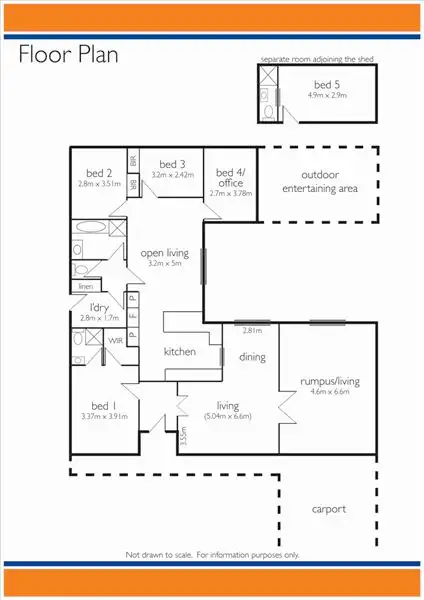 Floorplan of Homely house listing, 46 Park Terrace, Naracoorte SA 5271
