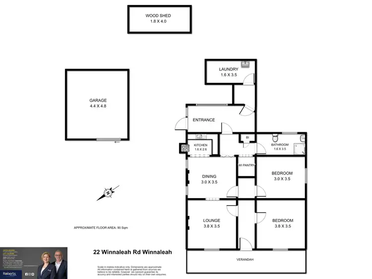 Floorplan of Homely house listing, 22 Winnaleah Road, Winnaleah TAS 7265