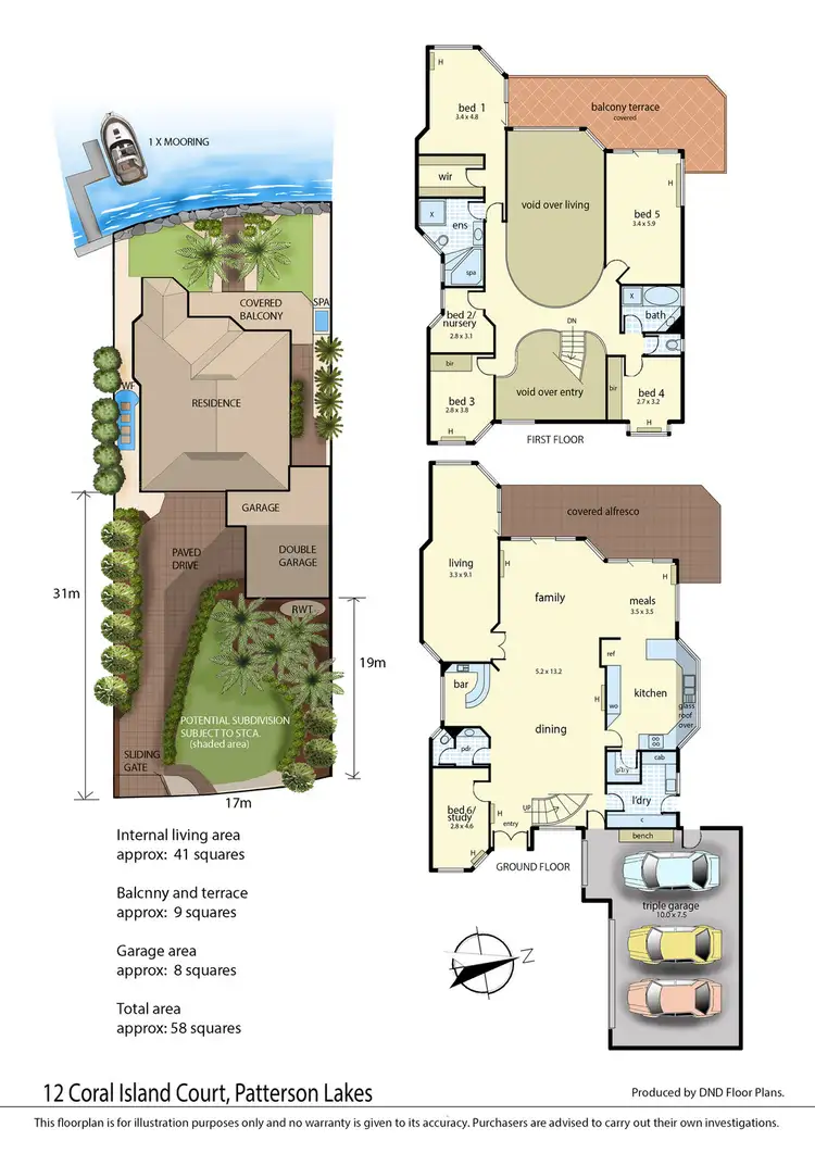 Floorplan of Homely house listing, 12 Coral Island Court, Patterson Lakes VIC 3197