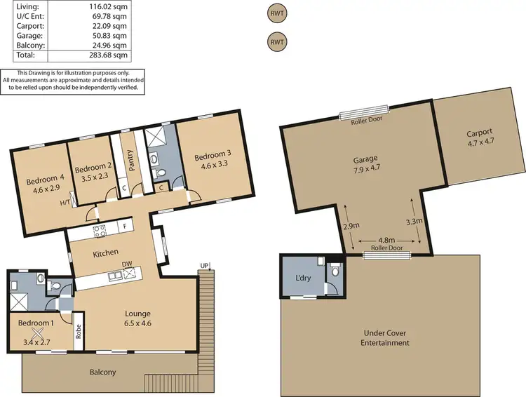 Floorplan of Homely house listing, Lot 7 Echidna Drive, Idyll Acres, Blanchetown SA 5357