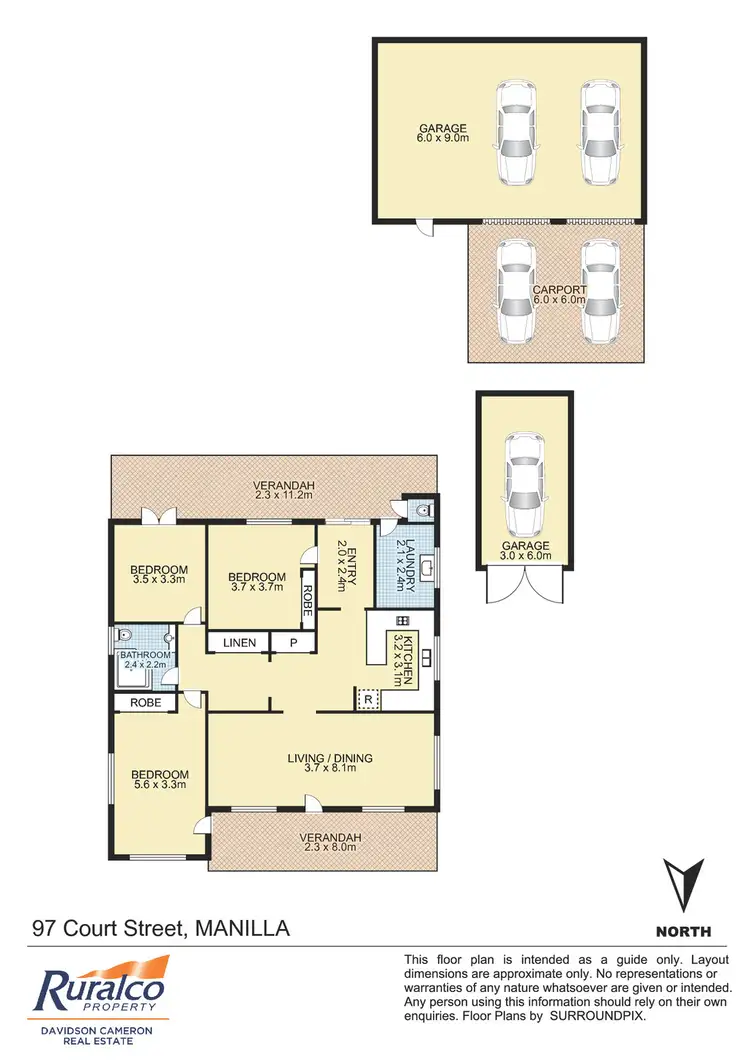Floorplan of Homely house listing, 97 Court Street, Manilla NSW 2346