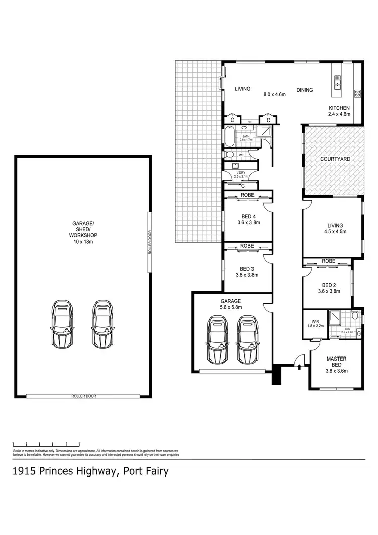 Floorplan of Homely house listing, 1915 Princes Hwy, Port Fairy VIC 3284