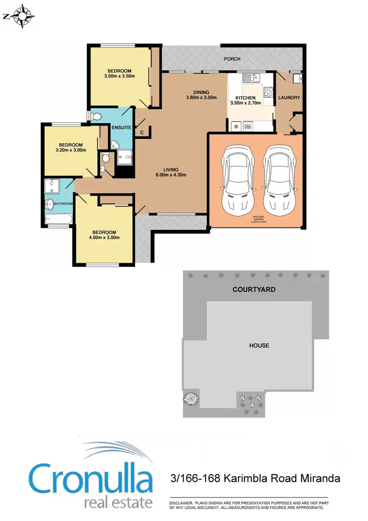 Floorplan of Homely villa listing, 3/166 Karimbla Rd, Miranda NSW 2228