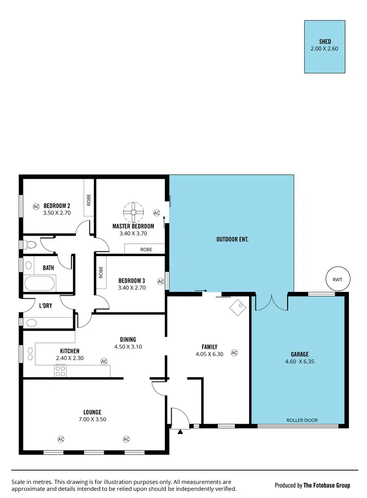 Floorplan of Homely house listing, 5 Elura Avenue, Sheidow Park SA 5158