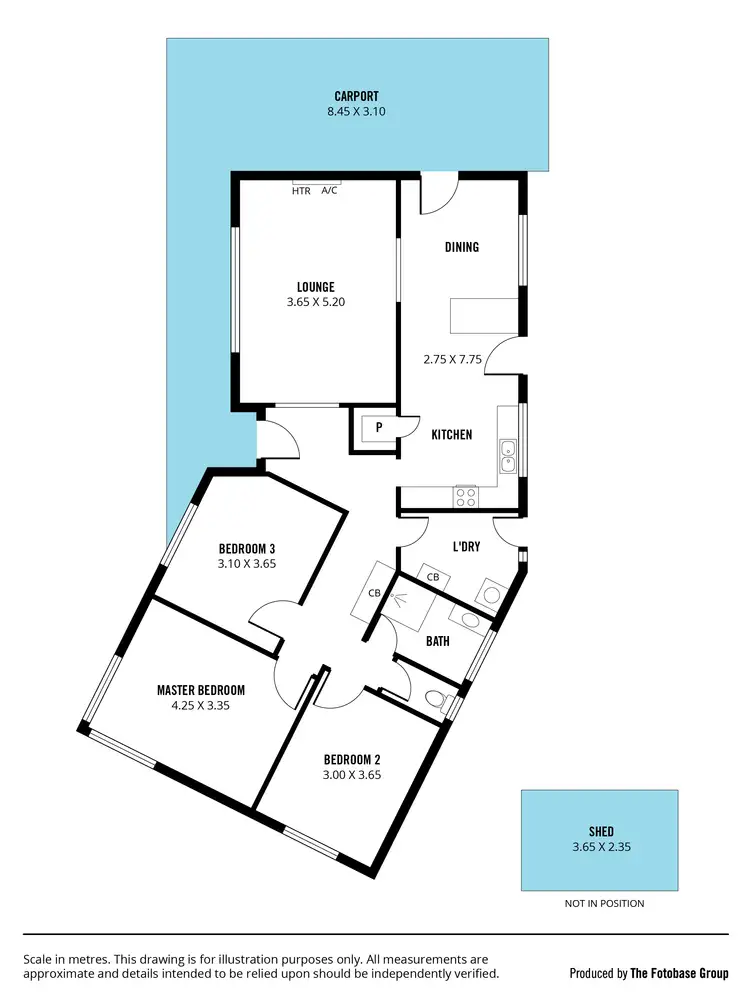Floorplan of Homely house listing, 10 Hooper Place, Christies Beach SA 5165