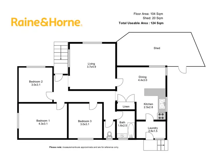 Floorplan of Homely house listing, 6 Calvert Crescent, Herdsmans Cove TAS 7030