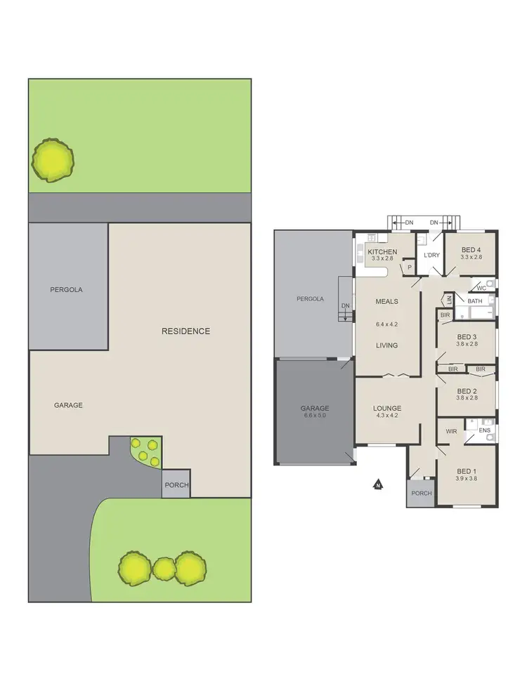 Floorplan of Homely house listing, 16 Halter Crescent, Epping VIC 3076
