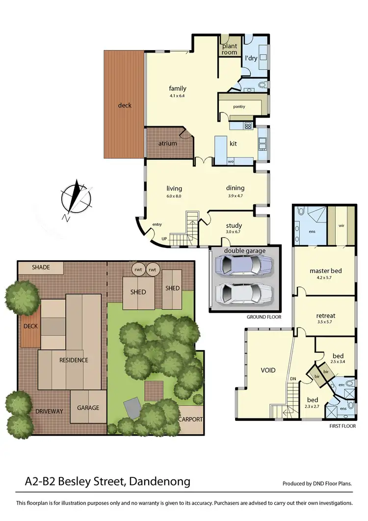 Floorplan of Homely house listing, B2 Besley Street, Dandenong VIC 3175