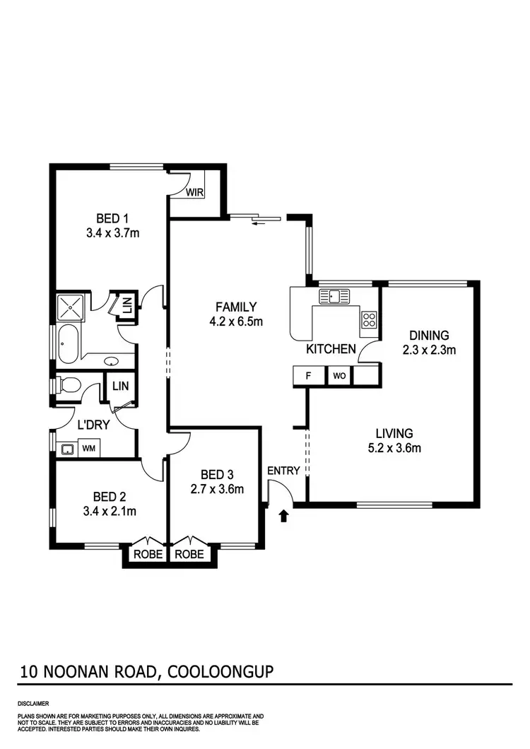 Floorplan of Homely house listing, 10 Noonan Road, Cooloongup WA 6168