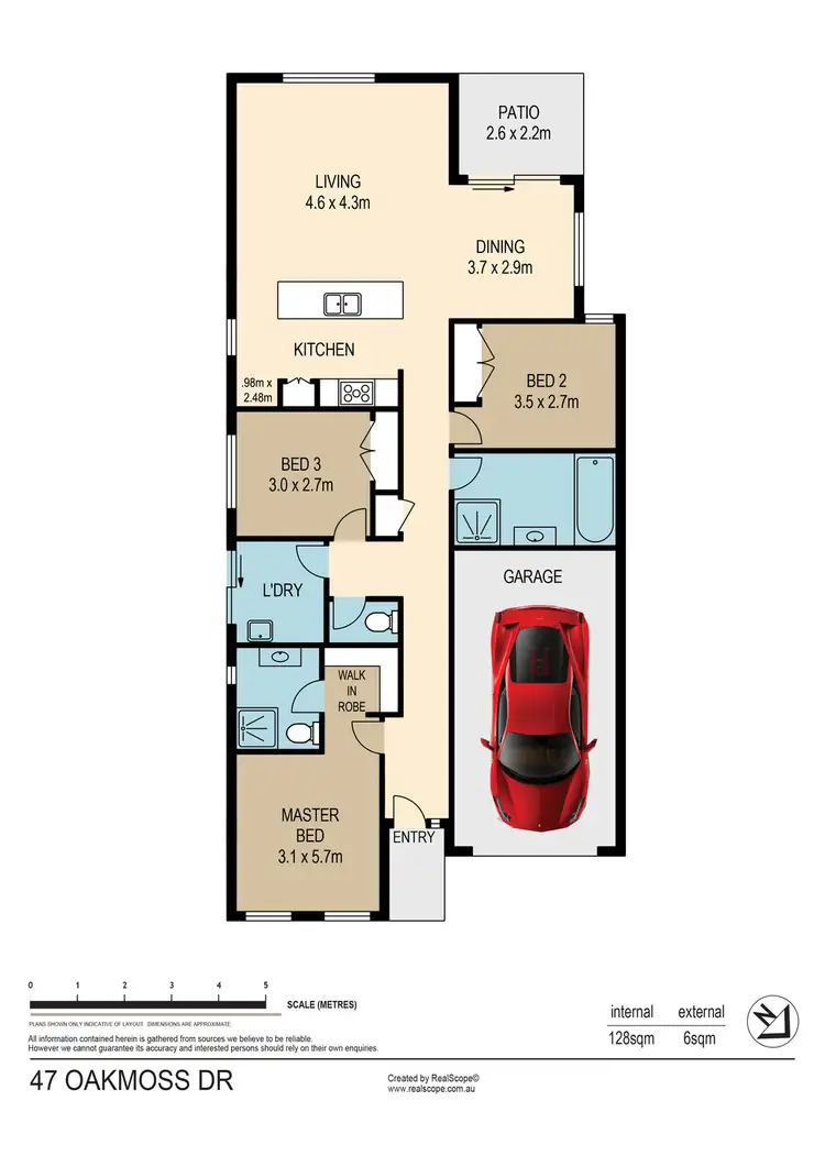 Floorplan of Homely house listing, 47 OAKMOSS DRIVE, Springfield Lakes QLD 4300