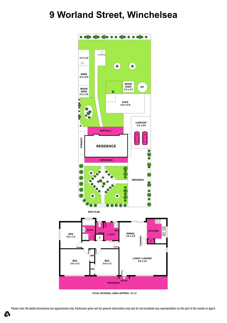 Floorplan of Homely house listing, 9 Worland Street, Winchelsea VIC 3241