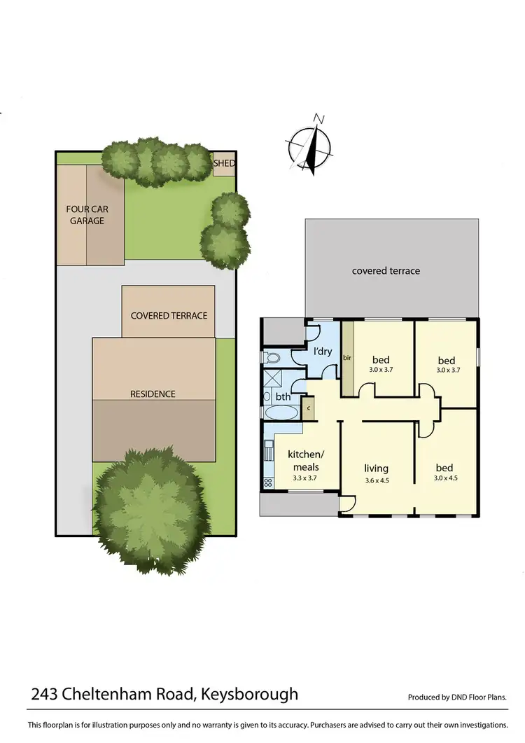 Floorplan of Homely house listing, 243 Cheltenham Road, Keysborough VIC 3173