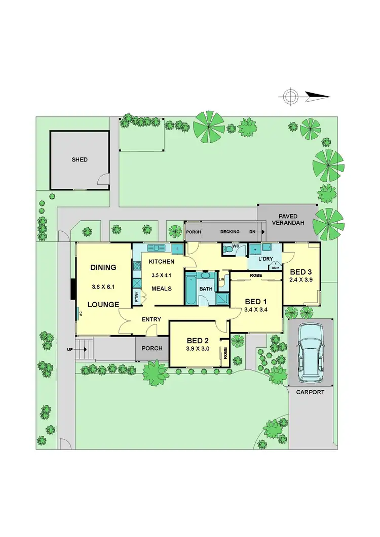 Floorplan of Homely house listing, 67A Price Street, Essendon VIC 3040