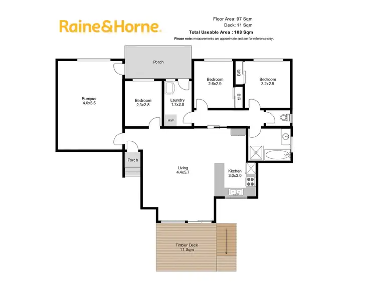 Floorplan of Homely unit listing, 7/62 Saundersons Road, Risdon TAS 7017
