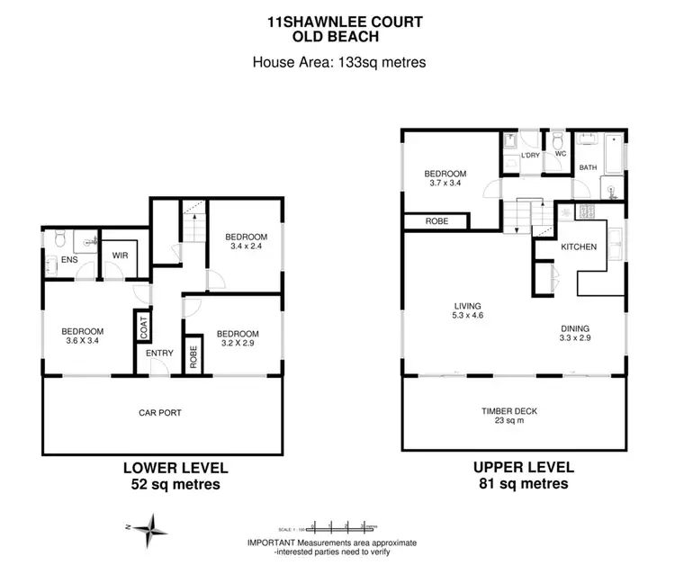 Floorplan of Homely house listing, 11 Shawnlee Court, Old Beach TAS 7017