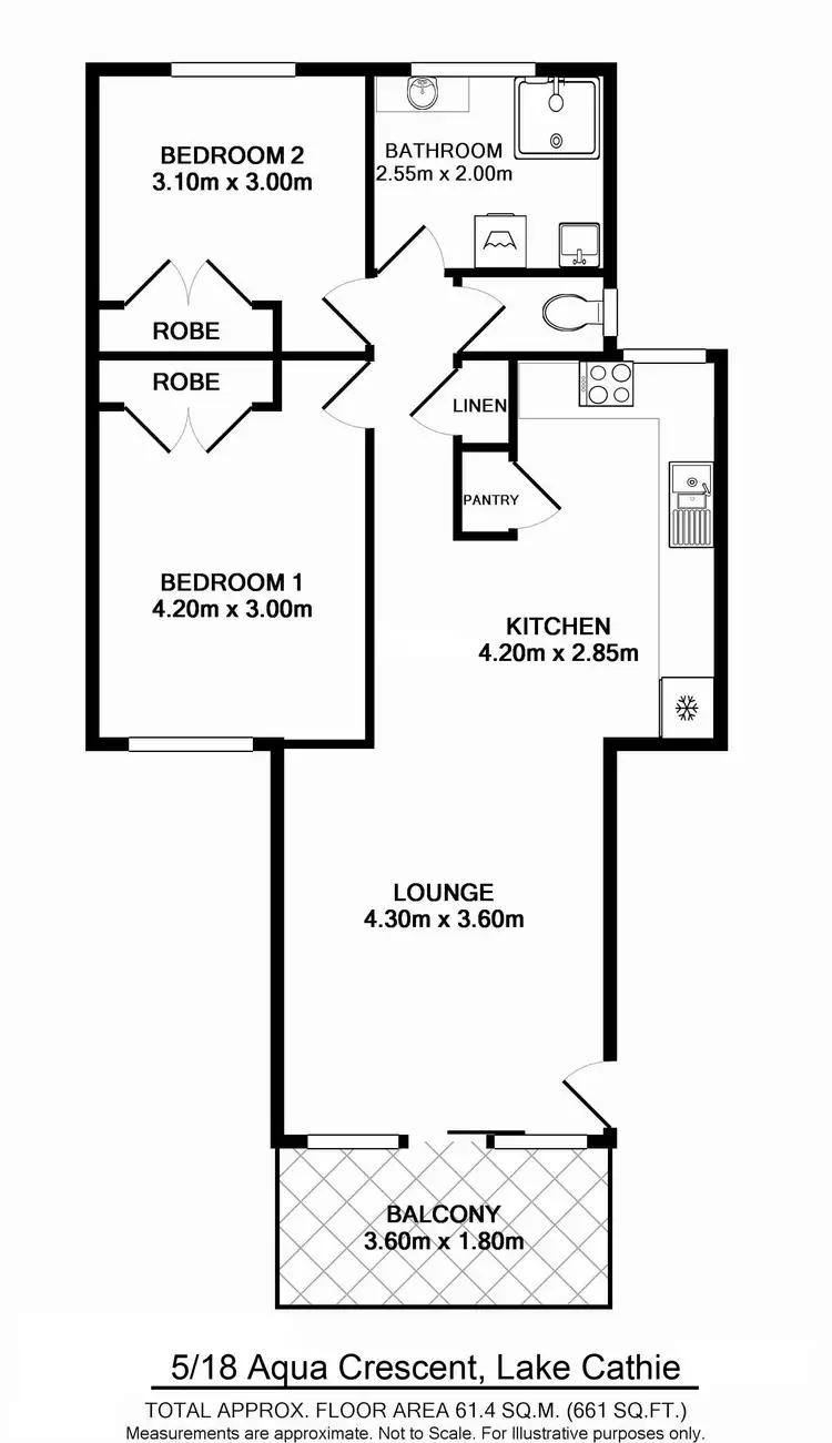 Floorplan of Homely unit listing, 5/18 Aqua Crescent, Lake Cathie NSW 2445