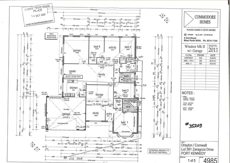 Floorplan of Homely house listing, 48 Zaragoza Drive, Port Kennedy WA 6172