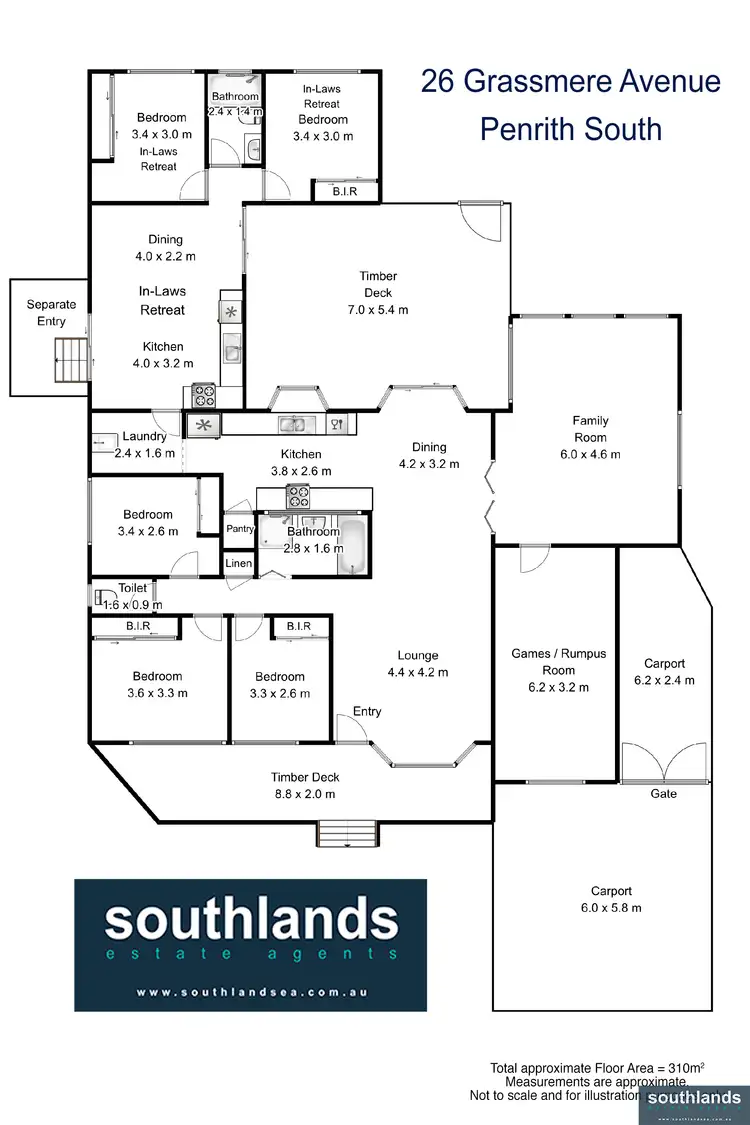 Floorplan of Homely house listing, 26 Grassmere Avenue, South Penrith NSW 2750