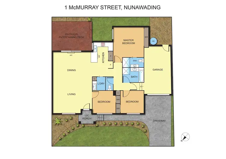 Floorplan of Homely house listing, 1 McMurray Street, Nunawading VIC 3131