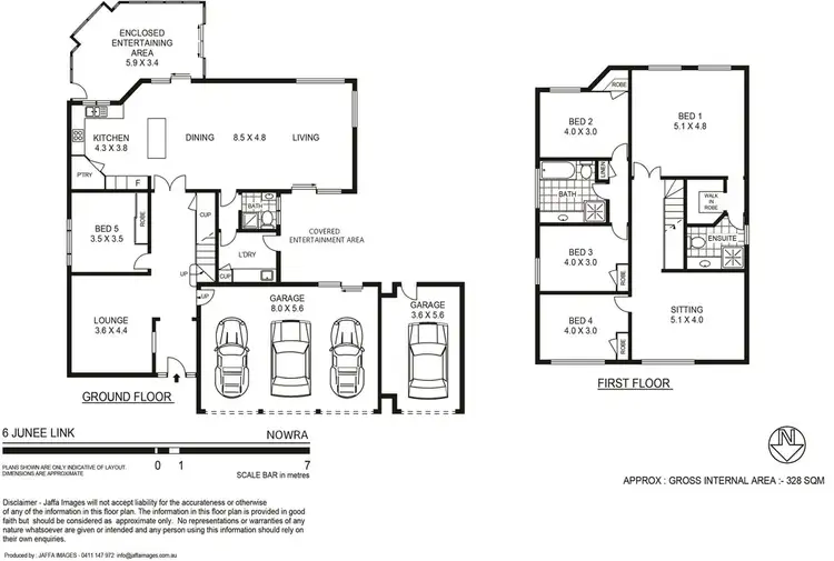Floorplan of Homely house listing, 6 Junee Link, Nowra NSW 2541