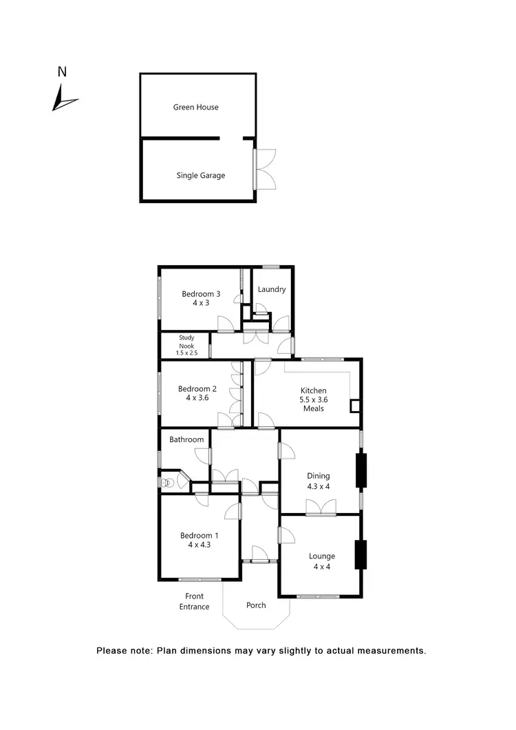 Floorplan of Homely house listing, 525 Barkly Street, Golden Point VIC 3350