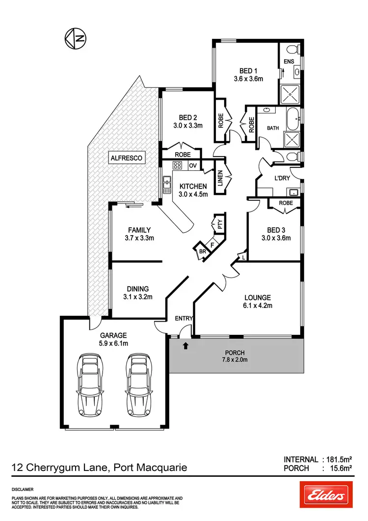 Floorplan of Homely house listing, 12 Cherrygum Lane, Port Macquarie NSW 2444