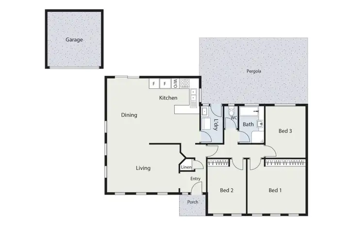 Floorplan of Homely house listing, 12 Wentcher Place, Richardson ACT 2905