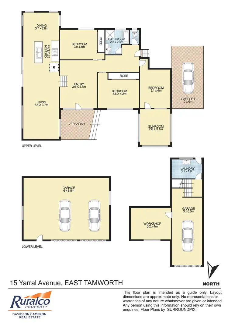 Floorplan of Homely house listing, 15 Yarral Avenue, Tamworth NSW 2340