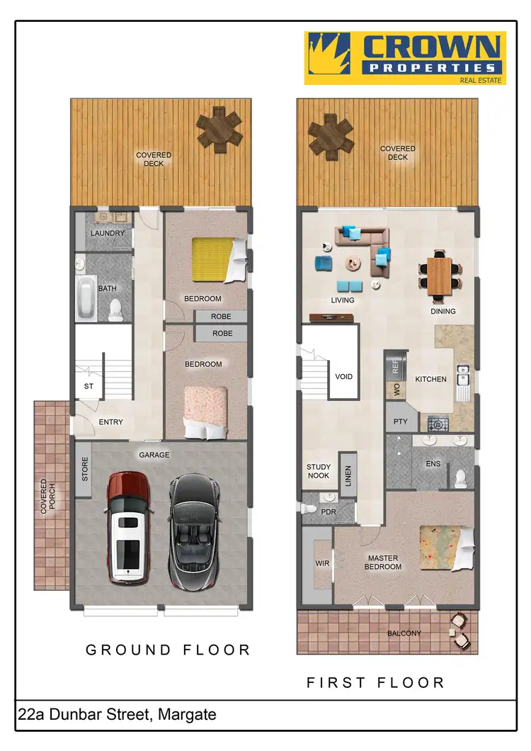 Floorplan of Homely house listing, 22a Dunbar Street, Margate QLD 4019