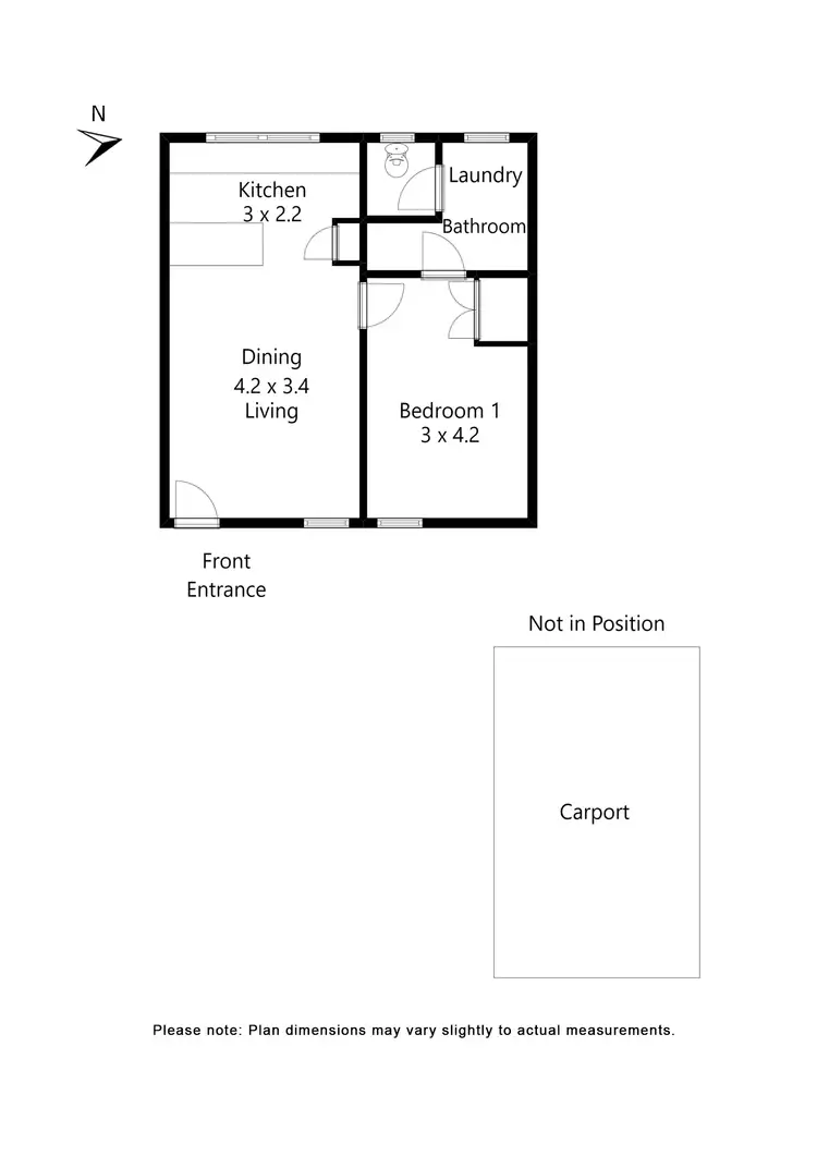 Floorplan of Homely house listing, 7/901 Gregory Street, Ballarat Central VIC 3350
