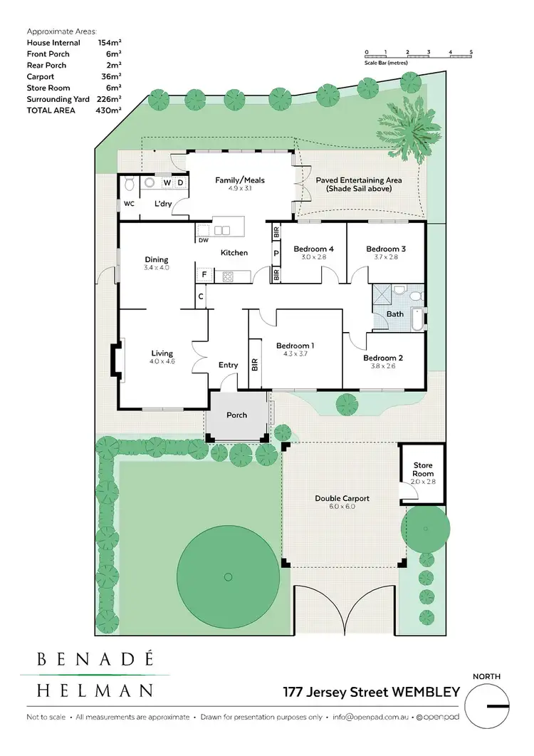 Floorplan of Homely house listing, 177 Jersey Street, Wembley WA 6014