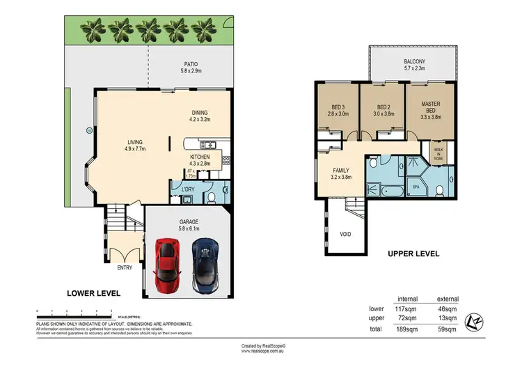 Floorplan of Homely townhouse listing, 9/9 Pamela Place, Kenmore Hills QLD 4069
