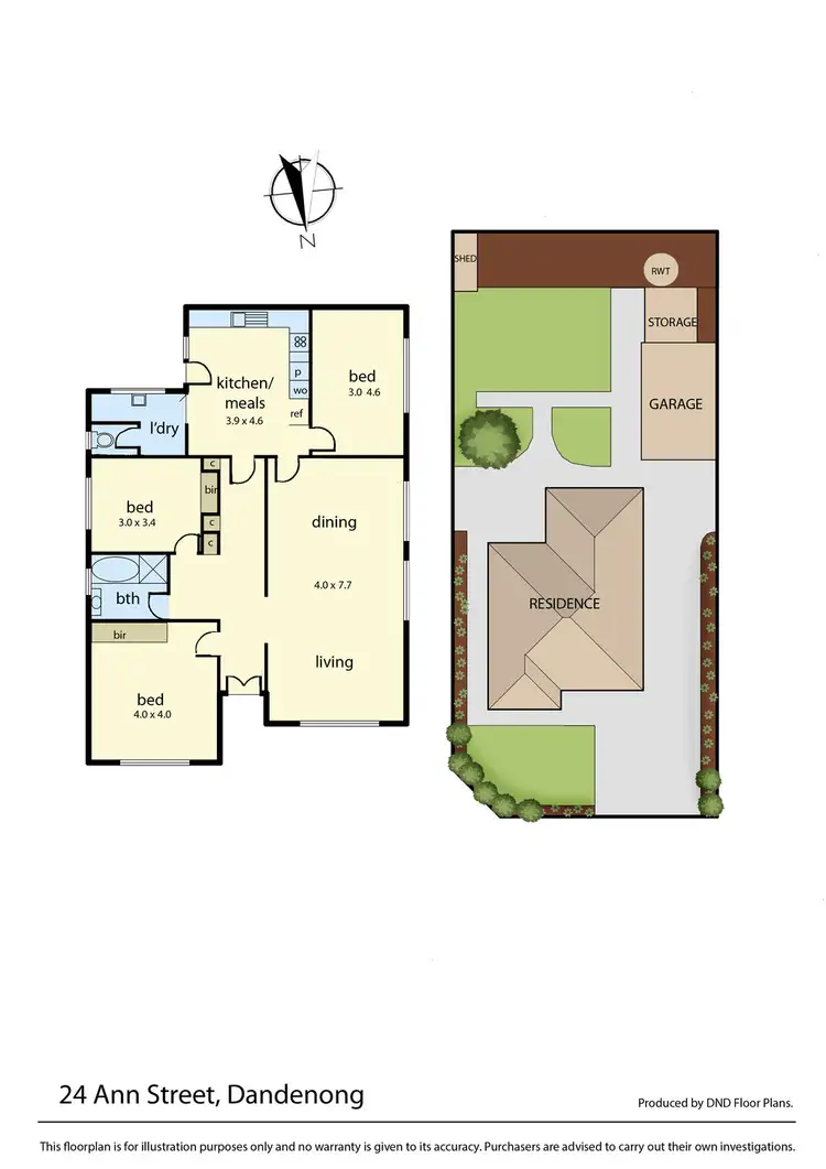 Floorplan of Homely house listing, 24 Ann Street, Dandenong VIC 3175