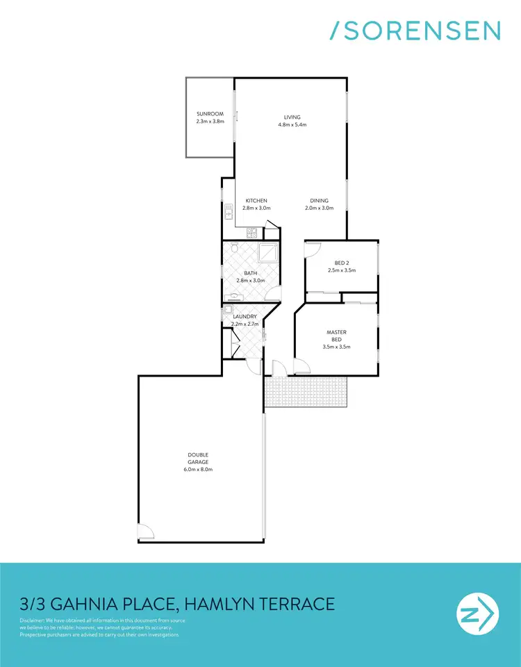 Floorplan of Homely house listing, 3/3 Gahnia Place, Hamlyn Terrace NSW 2259