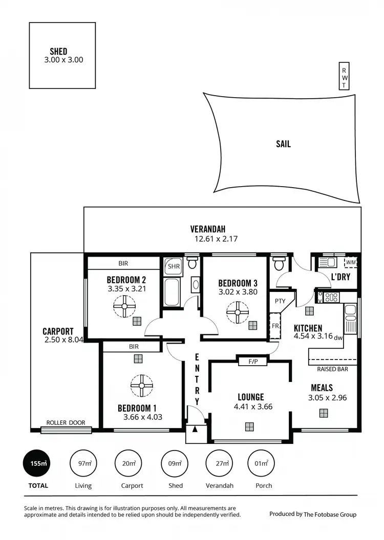 Floorplan of Homely house listing, 15 Windsor Avenue, Clearview SA 5085