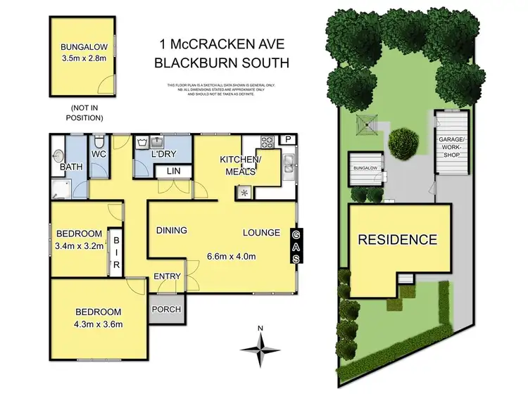 Floorplan of Homely house listing, 1 McCracken Avenue, Blackburn South VIC 3130