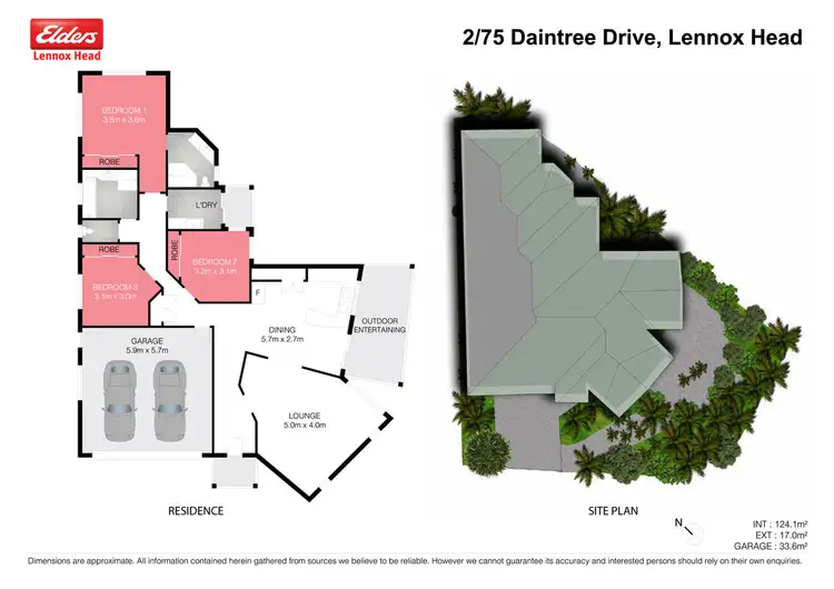 Floorplan of Homely house listing, 2/75 Daintree Drive, Lennox Head NSW 2478