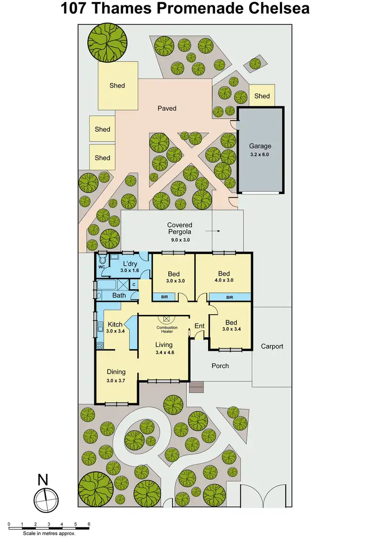 Floorplan of Homely house listing, 107 Thames Promenade, Chelsea VIC 3196