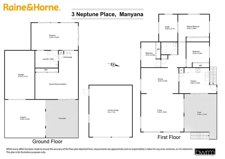 Floorplan of Homely house listing, 3 Neptune Place, Manyana NSW 2539