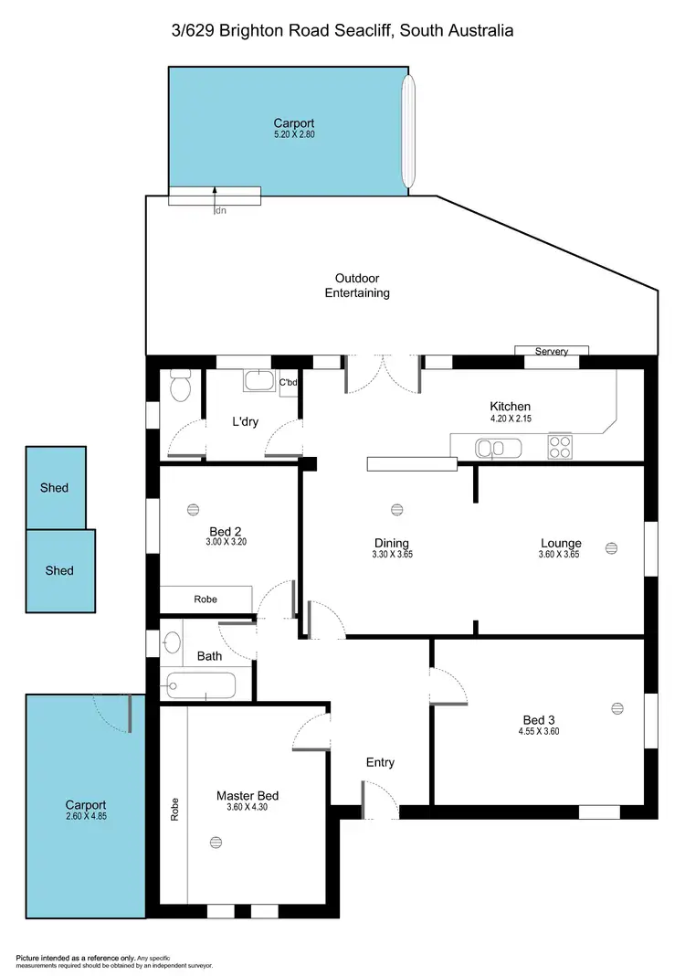 Floorplan of Homely house listing, 3-629 Brighton Road, Seacliff SA 5049