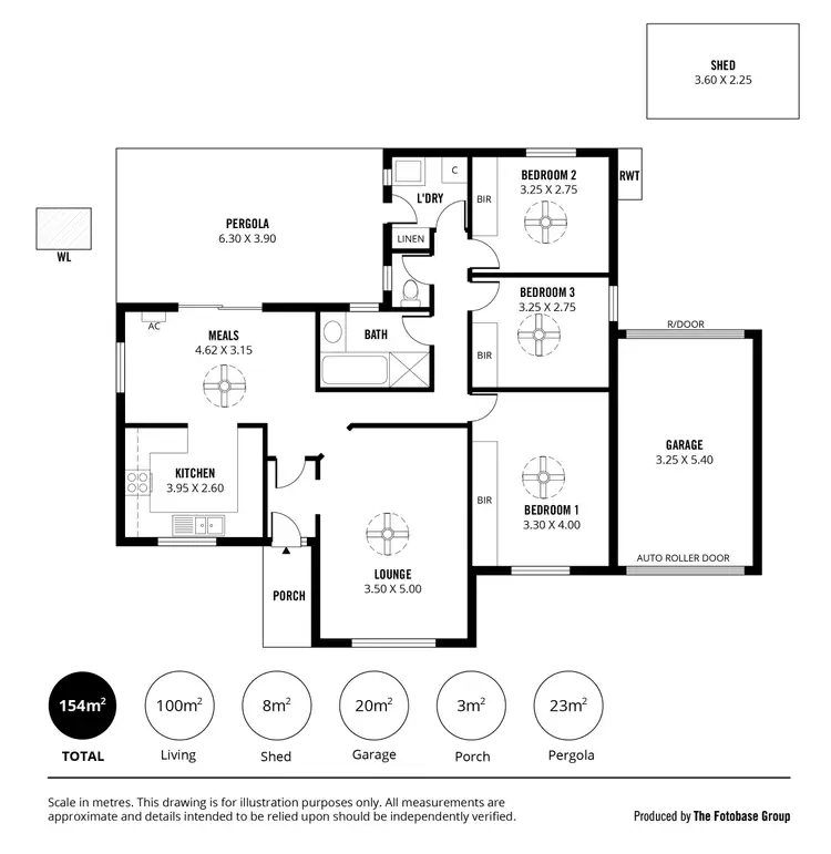 Floorplan of Homely house listing, 1/13 Hilton Street, Christies Beach SA 5165