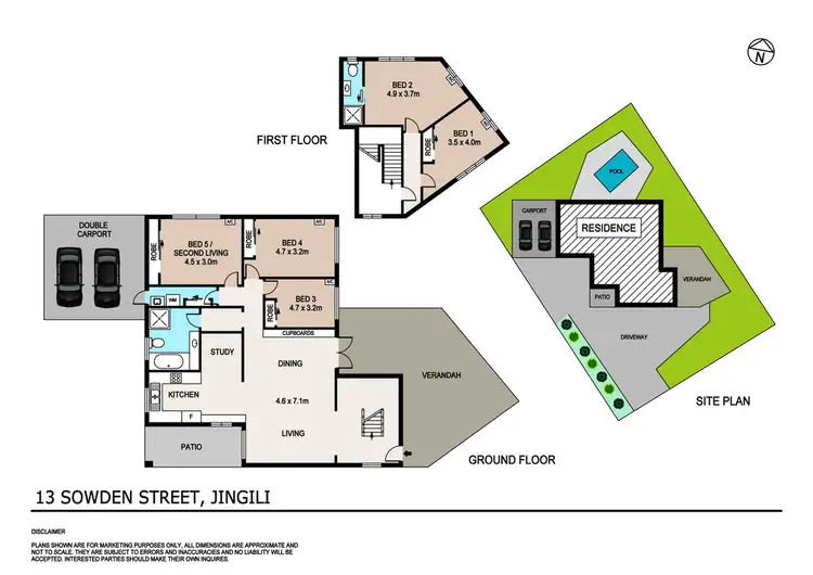 Floorplan of Homely house listing, 13 Sowden Street, Jingili NT 810