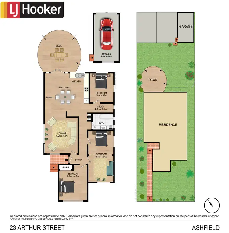 Floorplan of Homely house listing, 23 Arthur Street, Ashfield NSW 2131