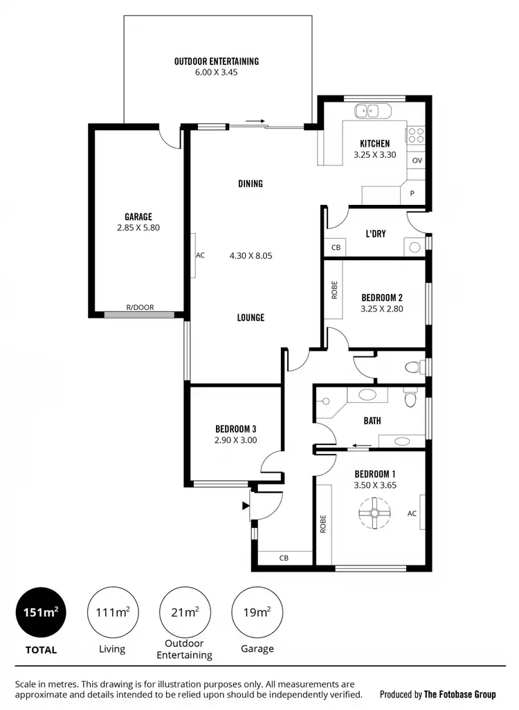 Floorplan of Homely unit listing, 4/2 Stopford Road, Hove SA 5048