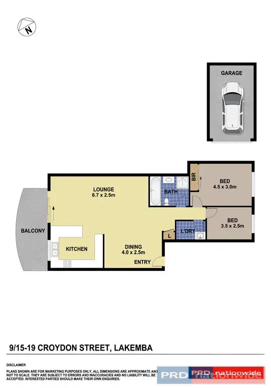 Floorplan of Homely unit listing, 9/15-19 Croydon Street, Lakemba NSW 2195