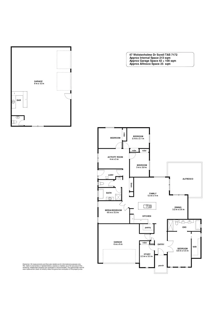 Floorplan of Homely house listing, 47 Wolstenholme Drive, Sorell TAS 7172