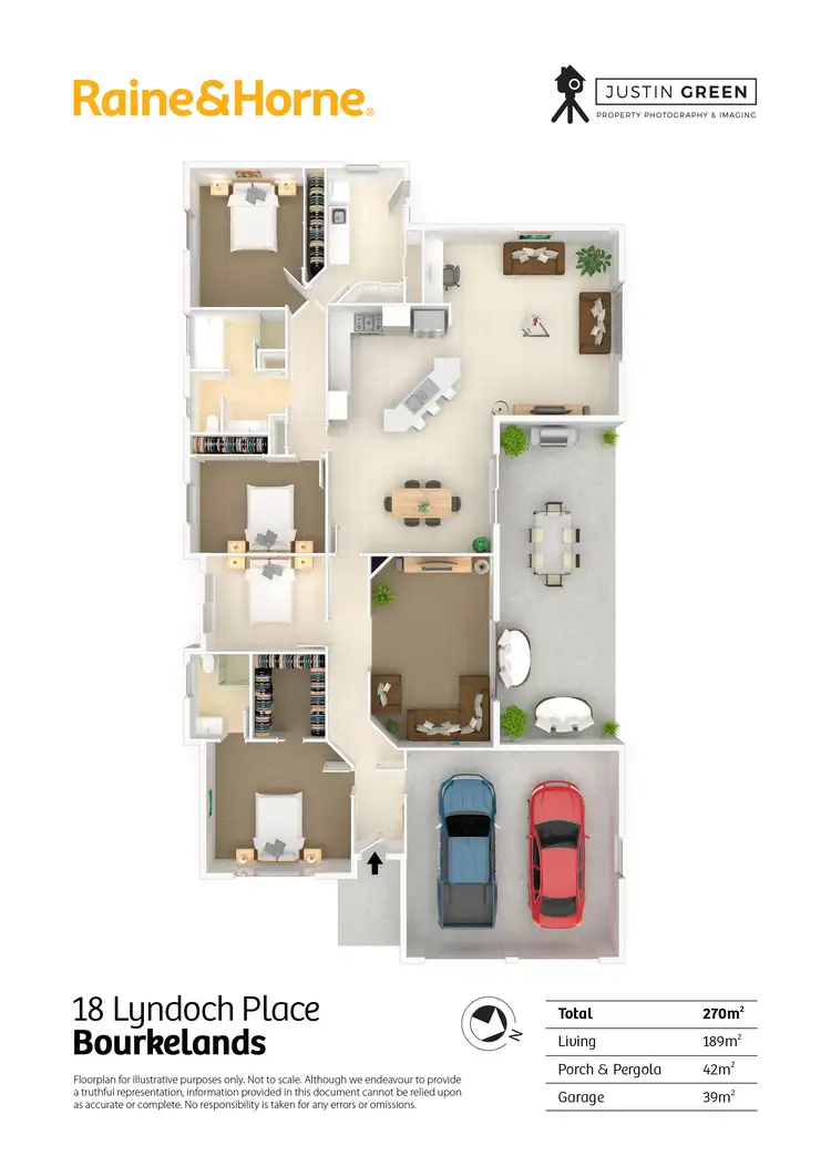 Floorplan of Homely house listing, 18 Lyndoch Place, Bourkelands NSW 2650