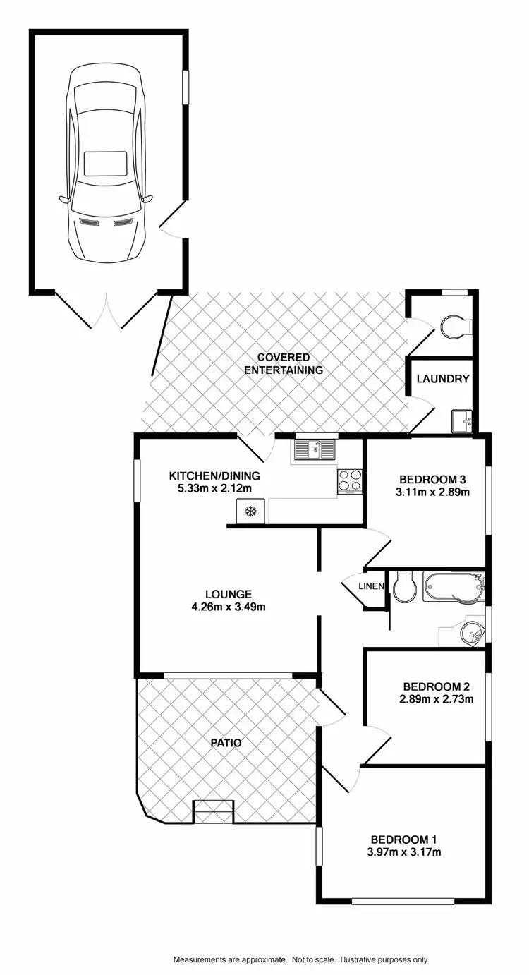 Floorplan of Homely house listing, 56 Macquarie Avenue, Campbelltown NSW 2560